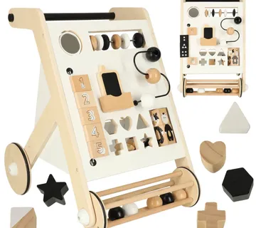 Drvena guralica – hodalica s didaktičkim elementima - cover