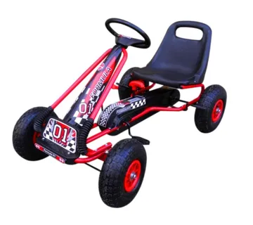 Dječji karting G1 na pedale crveni - cover
