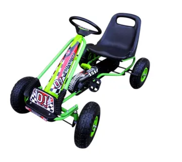 Dječji karting G1 na pedale zeleni - cover