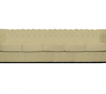 Chesterfield Garnitura Class Leather | 5-sjedišta | Vanilla - cover