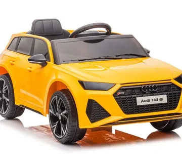 Licencirani auto na akumulator Audi RS6 - žuti - cover