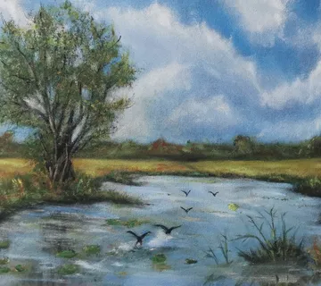 Močvara - Akril na platnu - cover