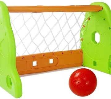 Nogometni gol 80x50 - zeleno narančasti - cover