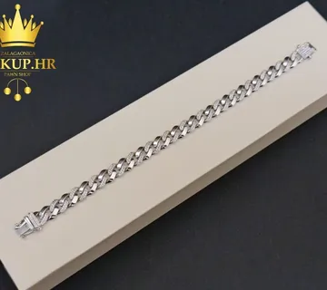 ZLATNA NARUKVICA S DIJAMANTIMA 18,09g 18K / R1, RATE !! - cover