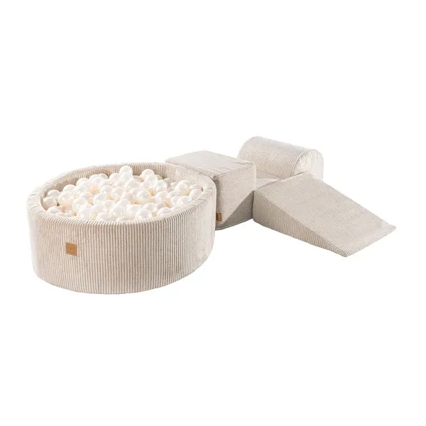 Igraonica s bazenom s lopticama - Ecru i biserno biserna - cover