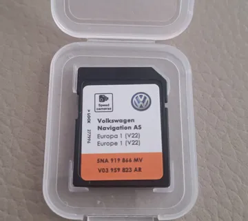 VW ŠKODA SEAT navigacija SD kartica sa najnovijim kartama 2026. - cover