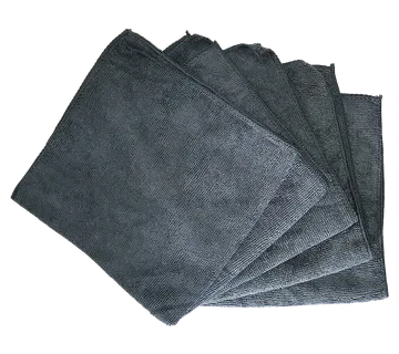 Set (5 komada) krpe od mikrovlakana – tamno sive - cover