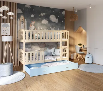 Dječji krevet na kat 160×80 – Kreveti za dječje sobe - cover