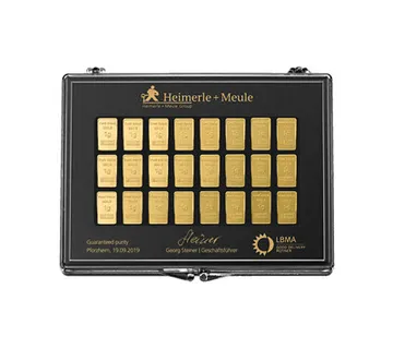 50 x 1 gram zlata (UnityBars) | Heimerle + Meule - cover