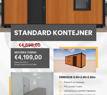 KONTEJNER (bijeli, antracit, dekor-drvo) 6x2,4m AKCIJA do 28.02.2026.g - cover