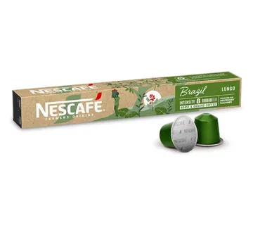 Nescafé Farmers Origins Brazil Lungo Espresso Nespresso kapsule - cover