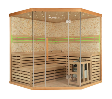 Tradicionalna sauna Skyline XL BIG umjetni kameni zid - cover