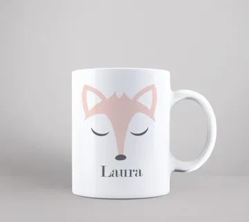 Personalizirana dječja šalica s aplikacijom životinja - cover