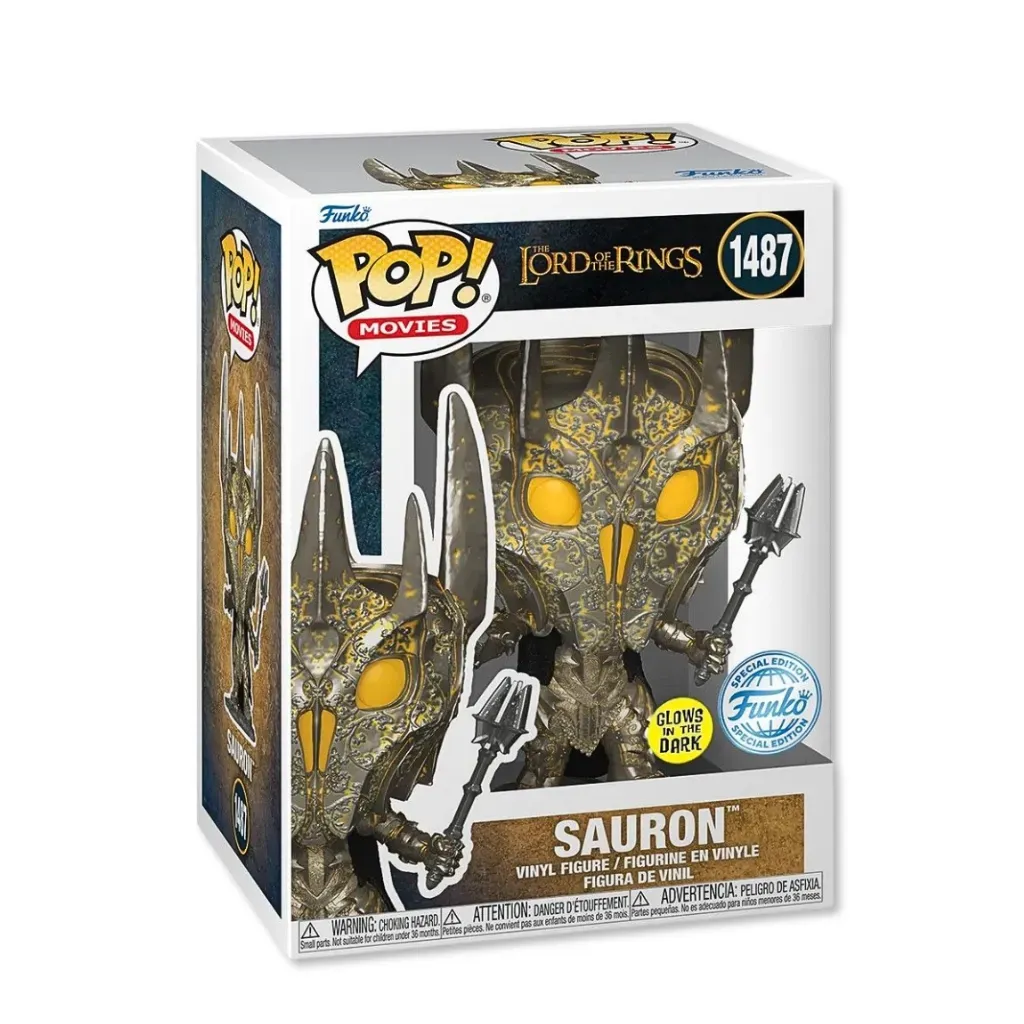 Funko Pop! Movies: The Lord of the Rings – Sauron (GITD) #1487 - cover