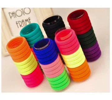 (24kom pakiranje) Gumice za kosu - razne boje - cover