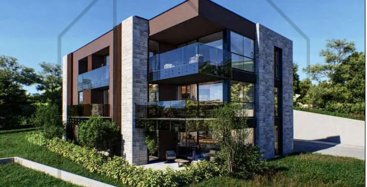 Labin, novoizgrađeni stan u urbanoj vili S2 - cover