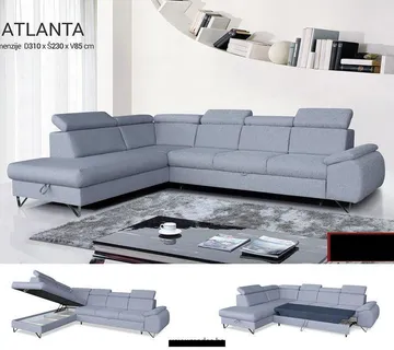 Sjedeća kutna garnitura Atlanta NOVO - cover