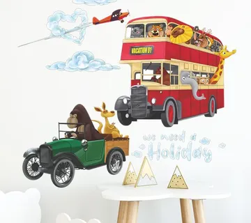 Zidna naljepnica Holiday - cover