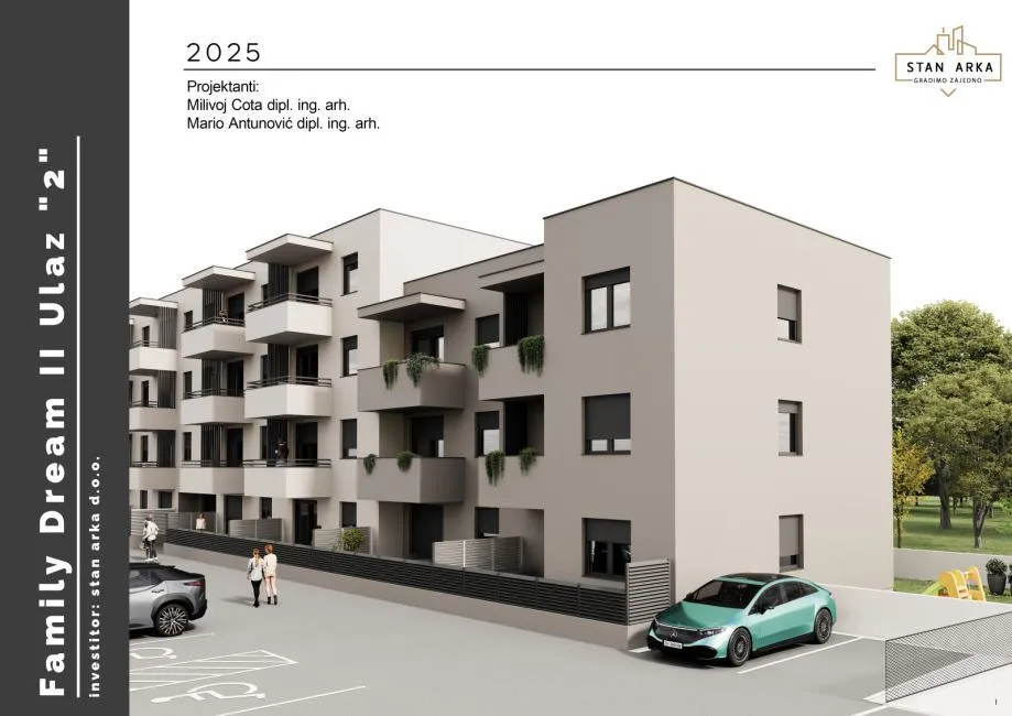 PROJEKT FAMILY DREAM II”, LUJE NALETILIĆA, 2-sobni, 44.60 m2 - cover