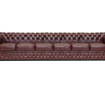 Chesterfield Garnitura First Class Leather | 6-sjedišta | Cloudy Red - cover