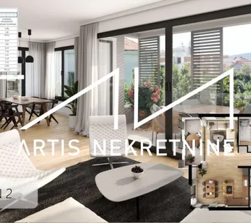 ZADAR - BELAFUŽA: TROSOBAN STAN, PRVI KAT, GARAŽA, LIFT, LUKSUZNO! - cover