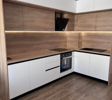 Moderna kutna kuhinja mdf antifinges mat - cover