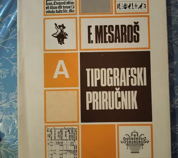 Franjo Mesaroš – Tipografski priručnik - cover