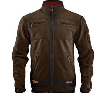 Harkila Kamko dvostrana flis jakna - smeđa/crvena - cover