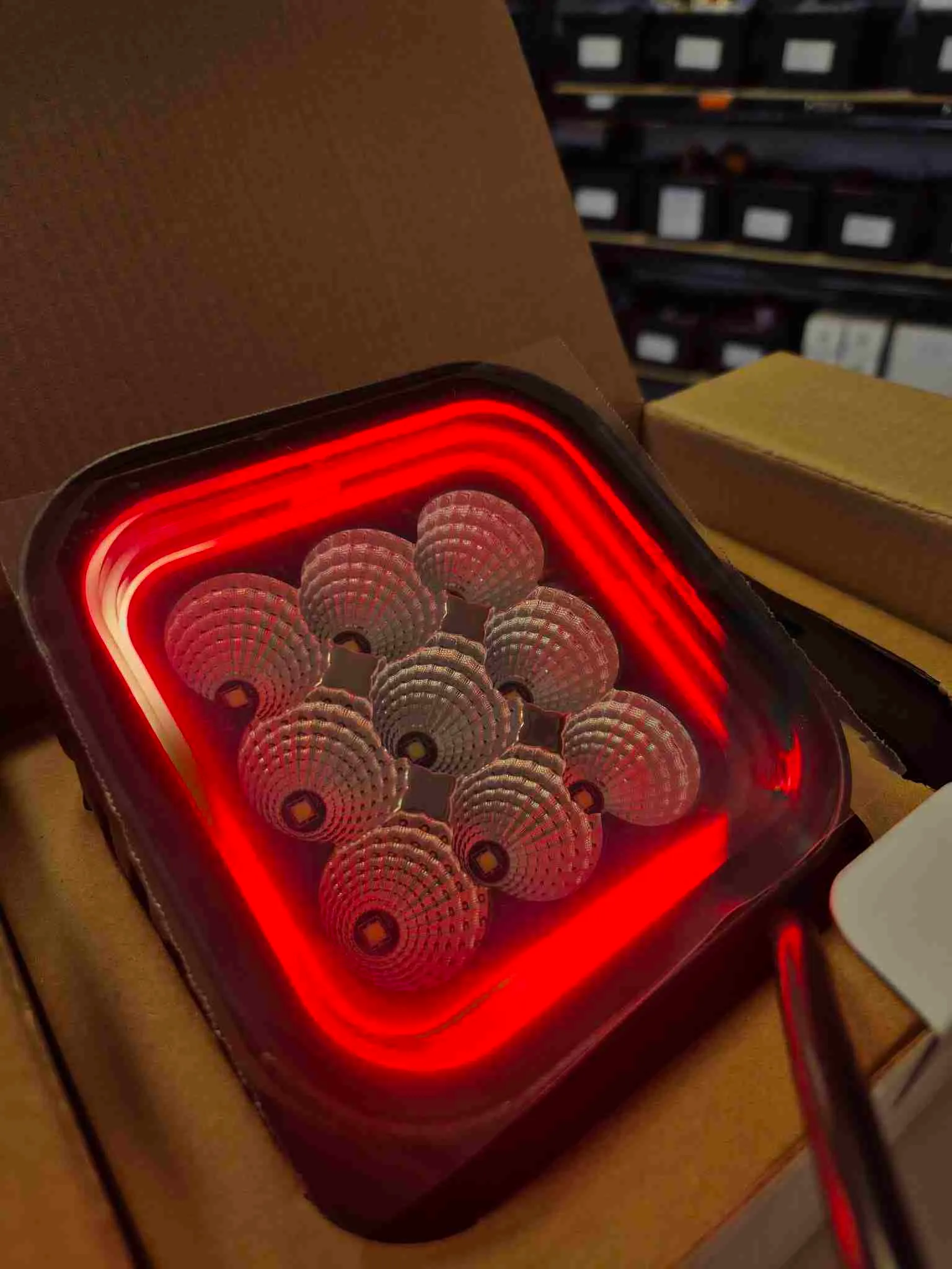 4.2# Amber-red radna lampa - cover