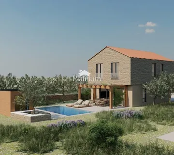 Istra, Štokovci, građevinsko zemljište 550 m2, projekt, dozvola - cover