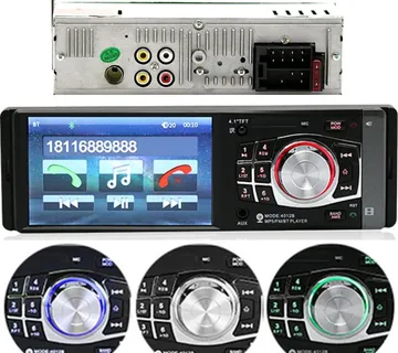 1din AutoRadio 4,1" USB MP3 AUX sd - cover