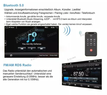 Audi TT 2006 - 2014 ORIGINAL ANDROID 2din Radio PARKING KAMERA - cover