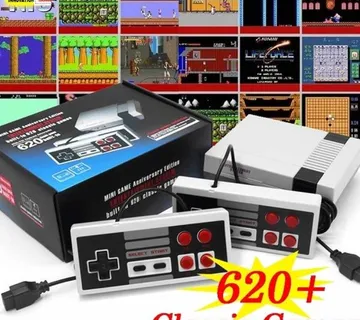 Retro igraća konzola 620 igrica za TV + 2 kontrolera - cover