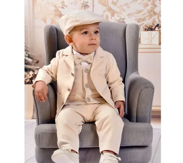 Krsno odijelo 1739 - 6/1 bež vel. 62 - 80 - cover