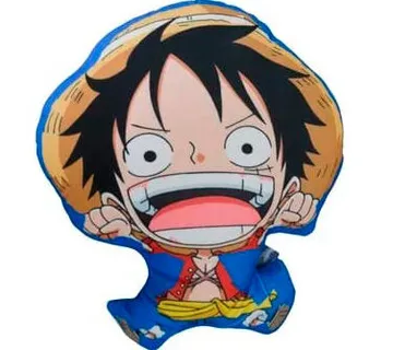 One Piece D. Luffy 3D jastuk 35cm - cover