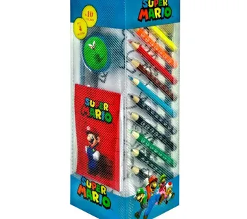 Super Mario Bros pribor za školu - cover