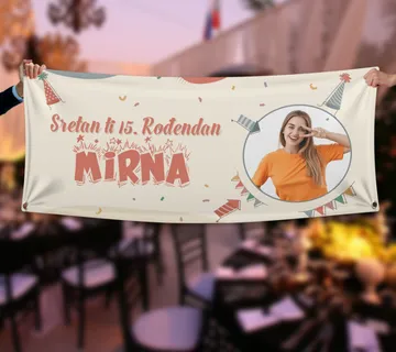 Personalizirani rođendanski banner - cover