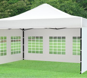 VRTNI ŠATOR 3X4.5 M BIJELI ECONOMIC HD - cover