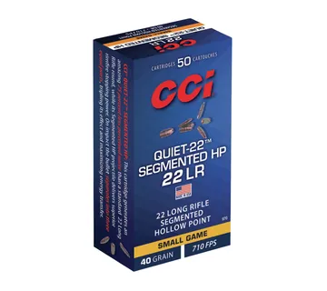 Karabinsko streljivo CCI SEGMENTED HP SUBSONIC .22 LR 40gr - cover