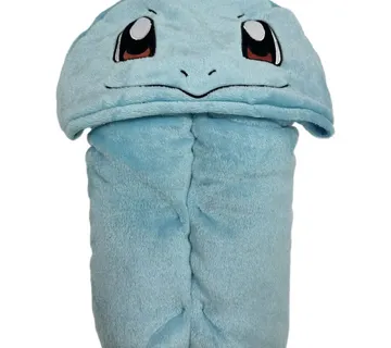 Pokemon Squirtle deka s kapuljačom 120x150cm - cover