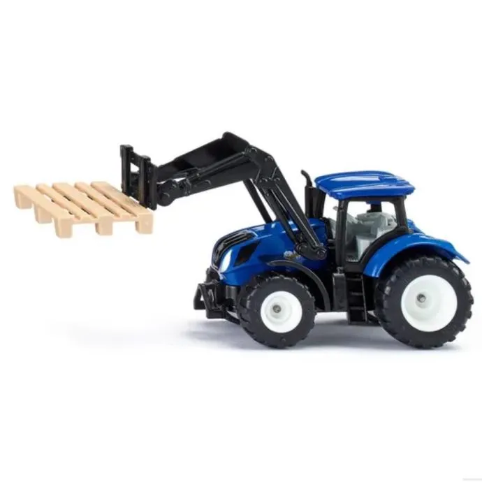 Siku traktor New Holland s vilicom za palete i paletom - cover
