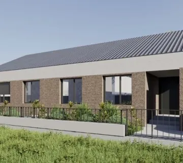 Kuća: Čepin, prizemnica, 96.35 m2 + dvorište 90.24 m2, NOVOGRADNJA - cover