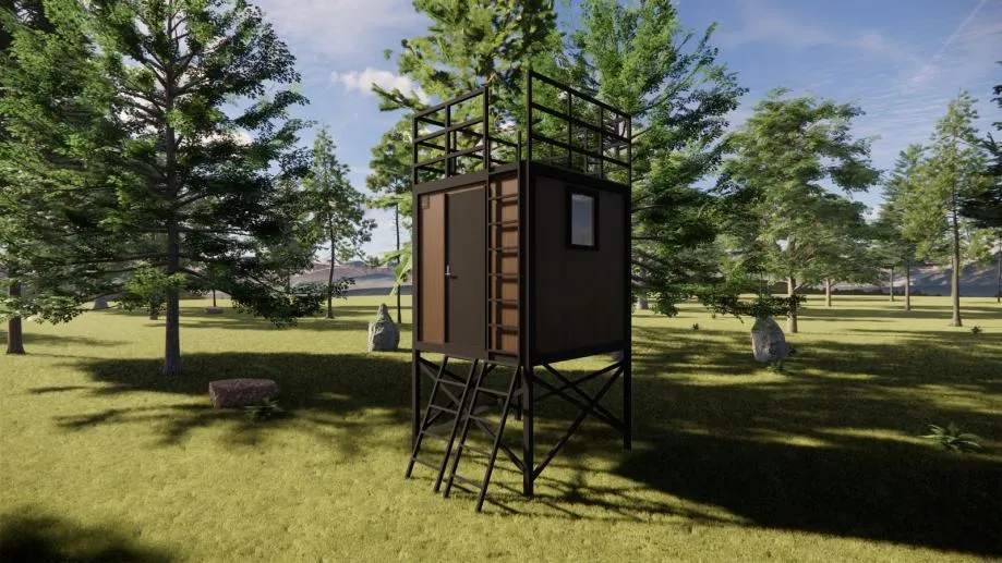 LOVAČKA ČEKA – KONTEJNER S TERASOM - cover