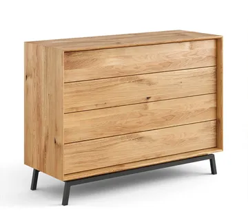 Komoda Modern Loft 120,50x45cm, Materijal: Masivno Drvo Hrast - cover