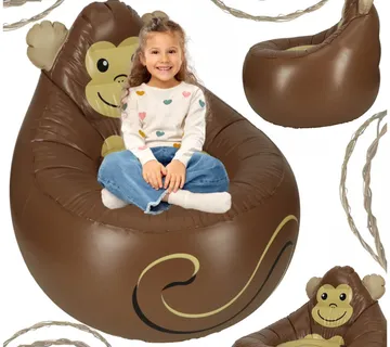 Dječja fotelja na napuhavanje – Majmunčić - cover