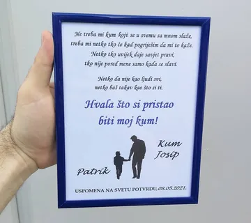 Okvir – Zahvala za kumove na krizmi - cover