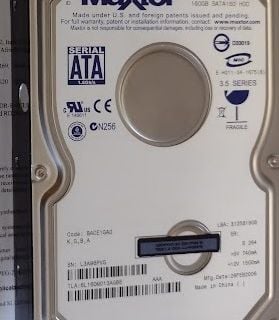 Maxtor & Seagate SATA 160GB - cover