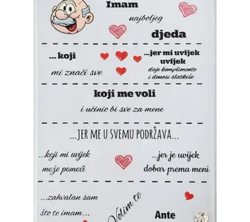 Foto staklo – Imam najboljeg djeda - cover