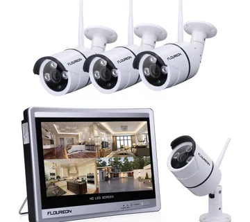 4 Wifi Bežične kamere + EKRAN za gledanje uživo - cover