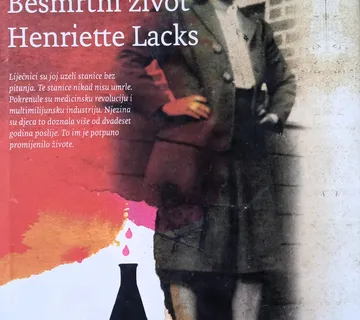 BESMRTNI ŽIVOT HENRIETTE LACKS Rebecca Skloot - cover